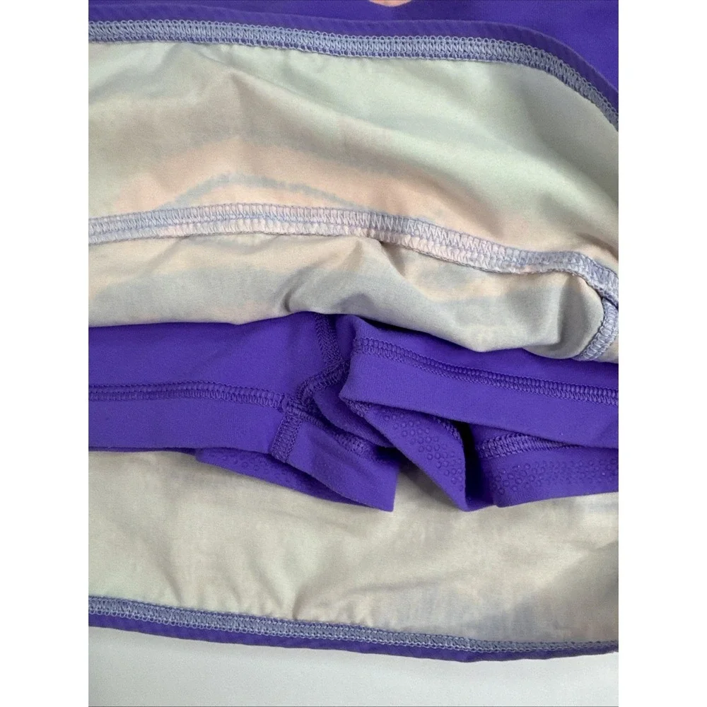 Ivivva By Lululemon Girls  Cool On The Court Skort, Pink Purple Tie Dye,  Size 8